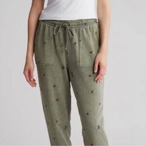 Lucky Brand Embroidered Reverse Terry Jogger, lightly used condition, justwashed
